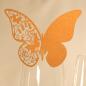 Preview: 10 Platzkarten "Schmetterling" ans Glas in Gold